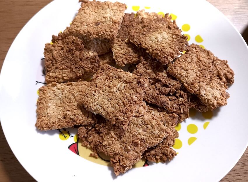 美味しいオートミールクッキーの基本的レシピ