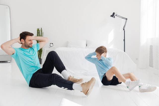 スポーツ障害の予防で体幹トレーニング